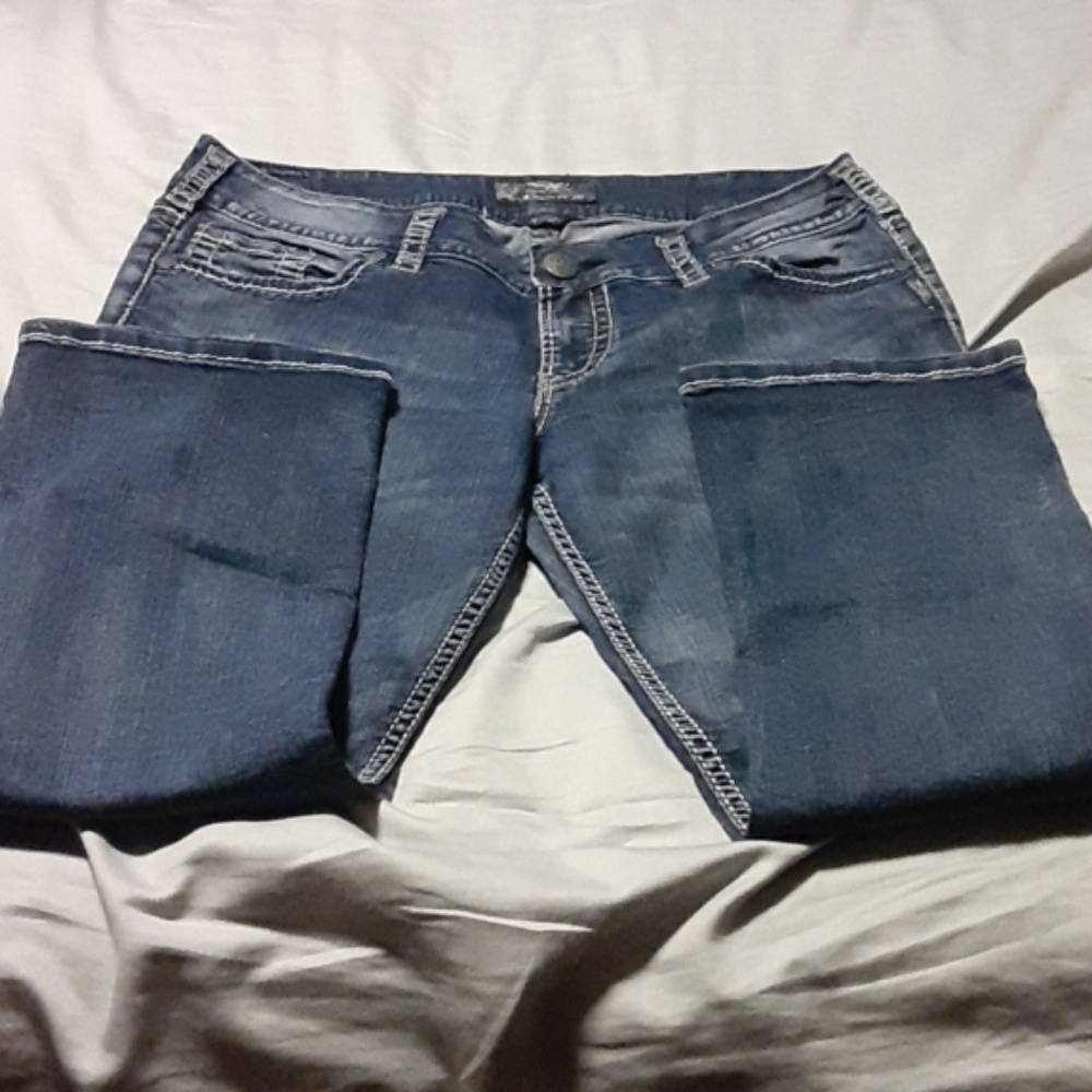 Silver capris